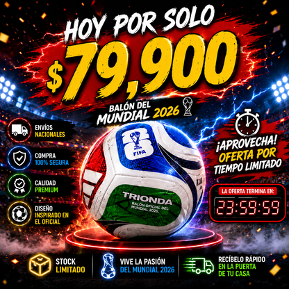 Trionda Champion 2026 – Balón Edición Mundial