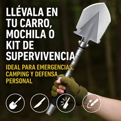 La Herramienta que Todo Aventurero Necesita: ¡8 Funciones en una Sola Pala!