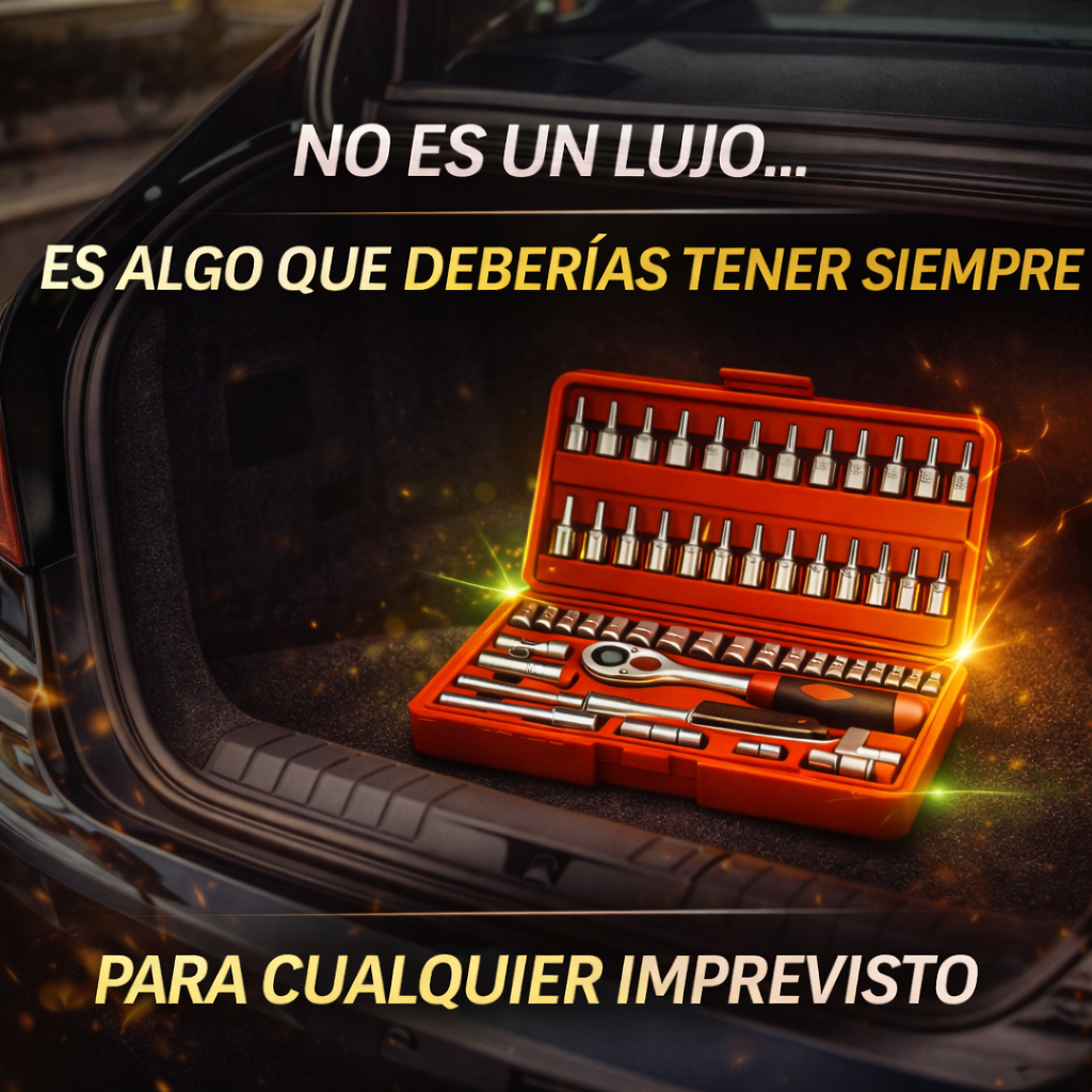 Kit Herramientas 46 Piezas Multiuso | Completo, Portátil y Listo para Cualquier Emergencia