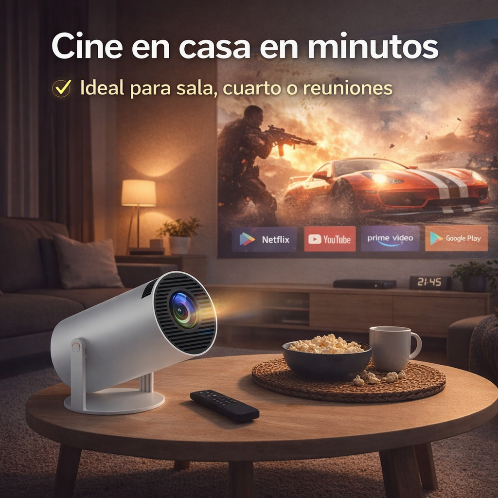 Proyector 4K Smart Android HY300