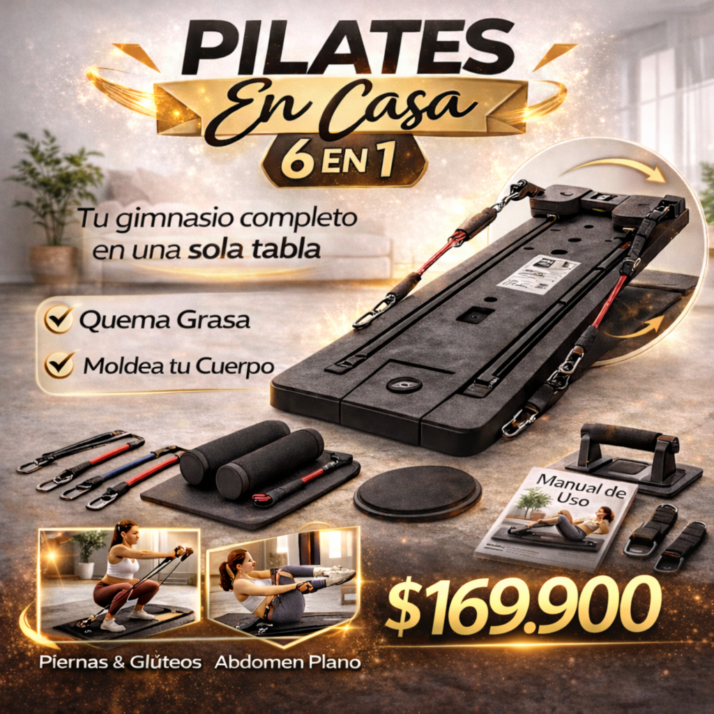 Tabla de Pilates Multifuncional 6 en 1 | Pilates en Casa
