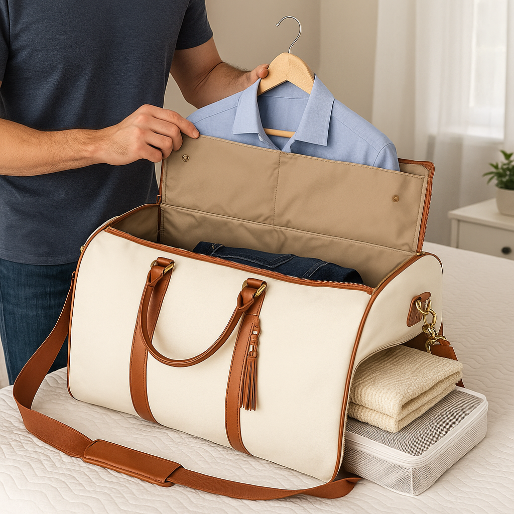 BOLSO VIAJERO PLEGABLE - PREMIUM ✅