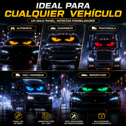 Pantalla Panel LED Multifuncional Para Camión Y Auto 60cm-90cm
