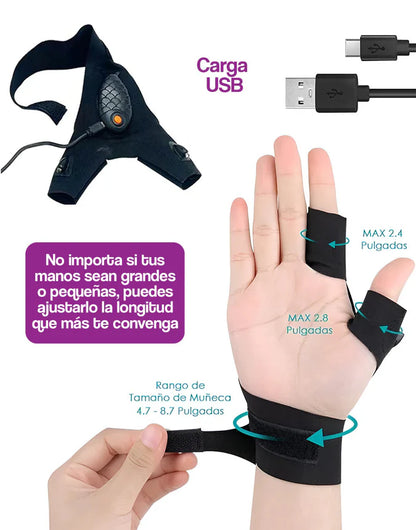 LumiHands- Guantes con linterna LED Impermeables