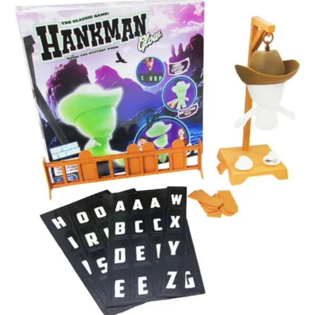 Hankman Glow – Juego de Ahorcado 3D Interactivo para Niños y Familias
