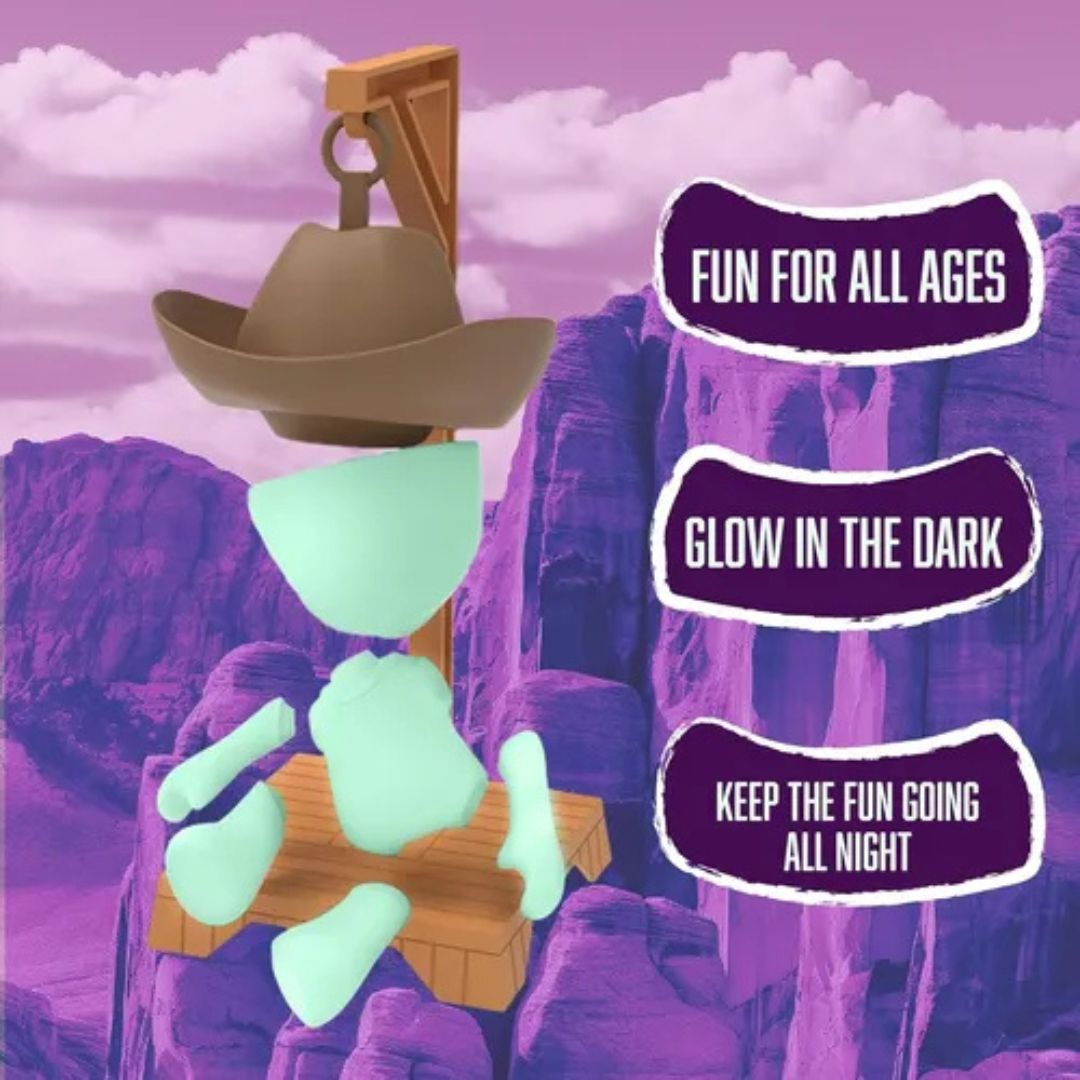 Hankman Glow – Juego de Ahorcado 3D Interactivo para Niños y Familias