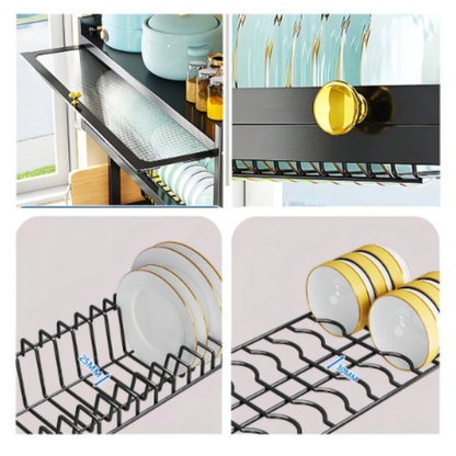 Escurridor de Platos Grande de 2 Niveles