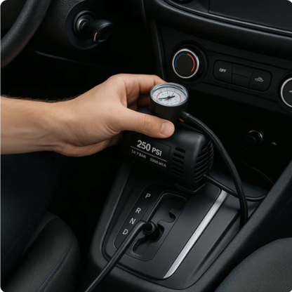 Mini Compresor Portátil 12V 300 PSI – Infla Llantas y Más en Minutos