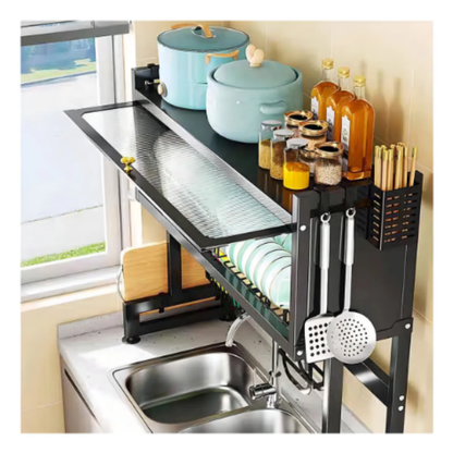 Escurridor de Platos Grande de 2 Niveles