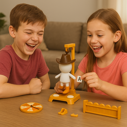 Hankman Glow – Juego de Ahorcado 3D Interactivo para Niños y Familias