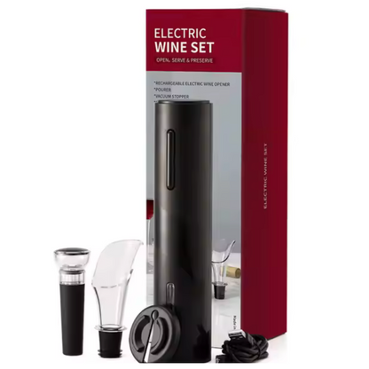 Set Sacacorchos Eléctrico Para Vino