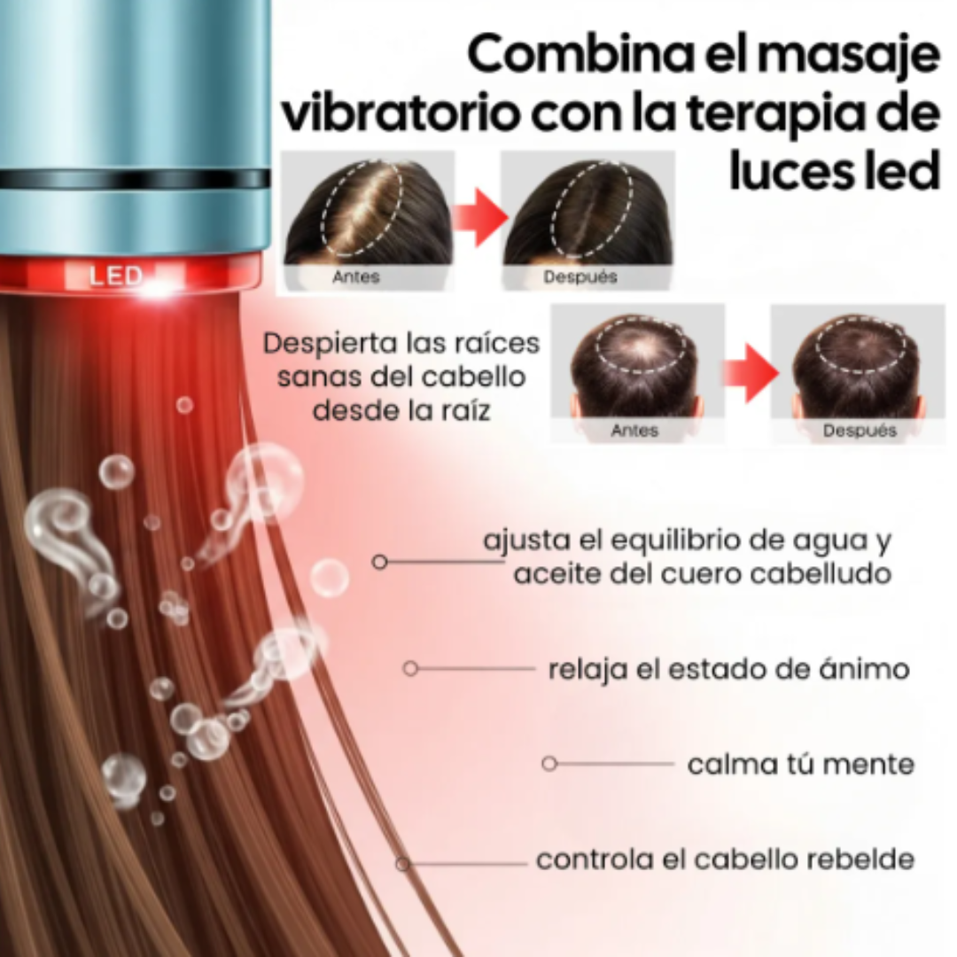 Cepillo Capilar LumiHair Reparación Pro