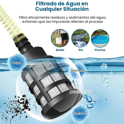 Hidrolavadora Portátil Inalámbrica 48V 2 Baterías |    Boquilla 6 en 1 Incorporada