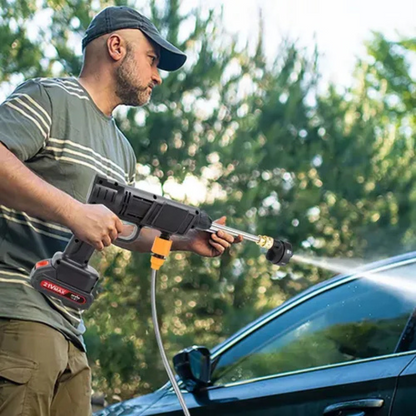 Hidrolavadora Portátil Inalámbrica 48V 2 Baterías |    Boquilla 6 en 1 Incorporada