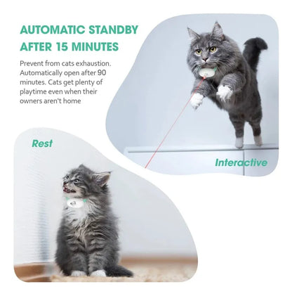 Collar Interactivo para Gatos con Láser Automático