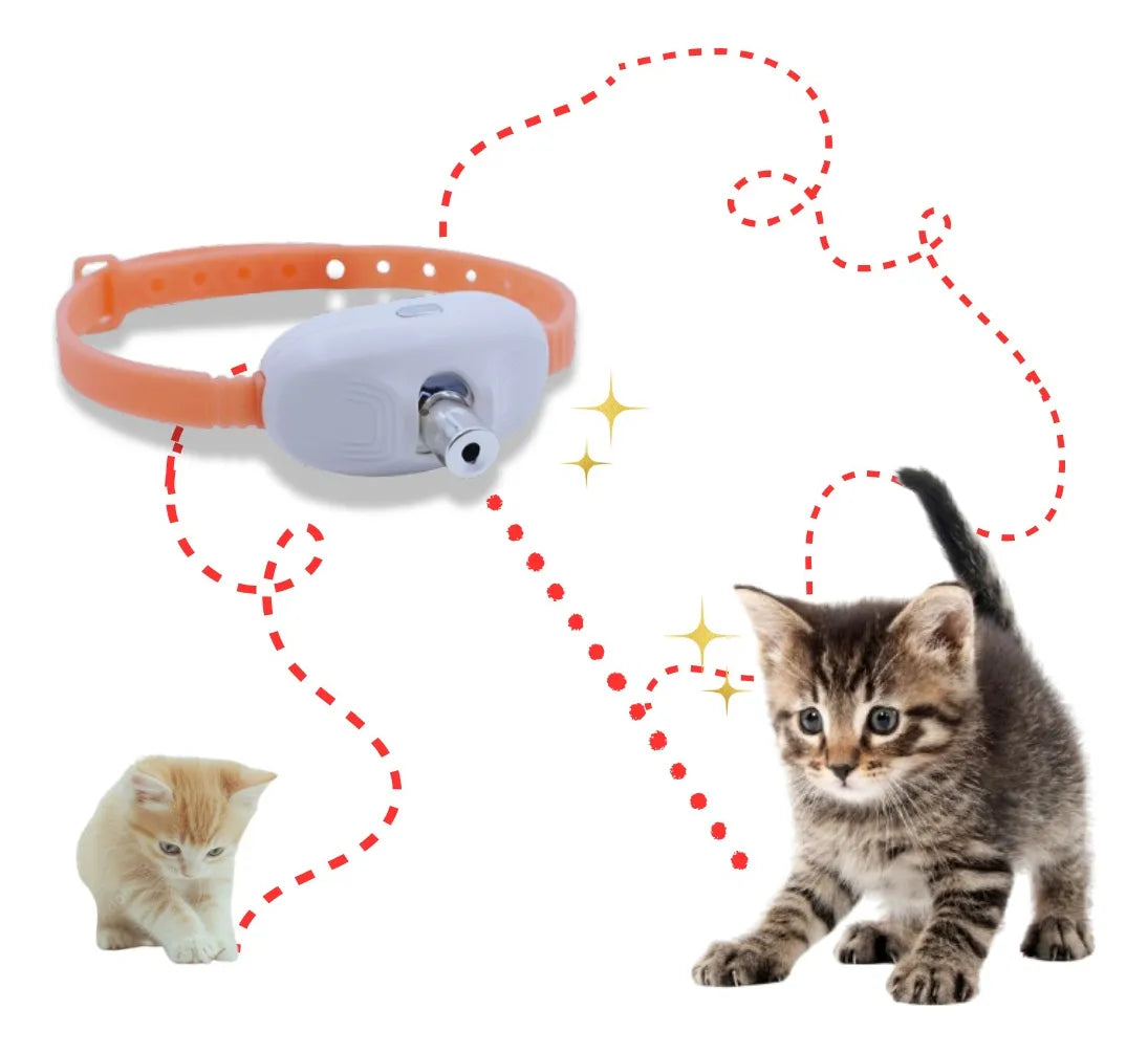 Collar Interactivo para Gatos con Láser Automático