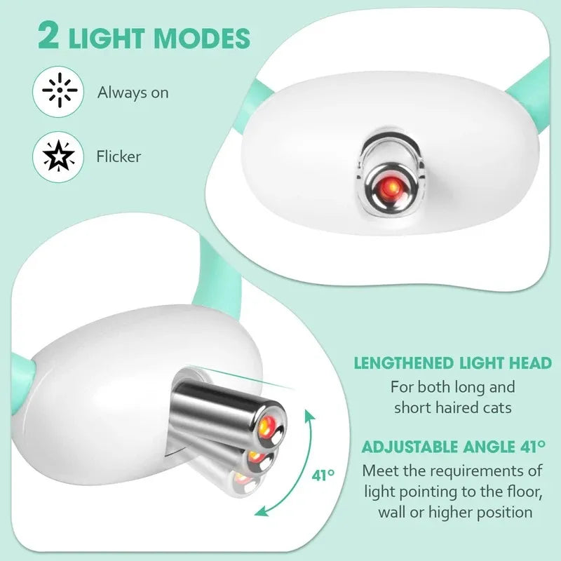 Collar Interactivo para Gatos con Láser Automático