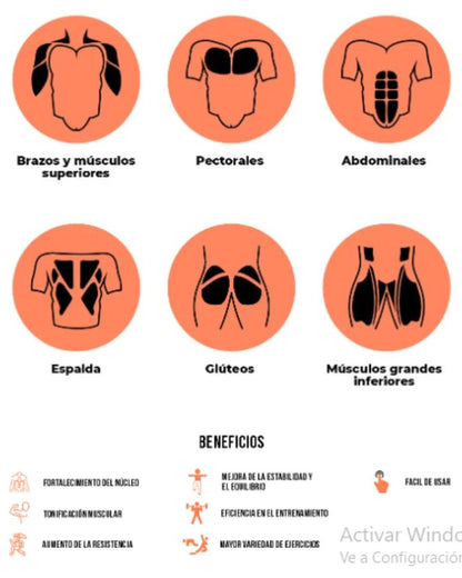 Rodillo PRO Abdominal con rebote automático