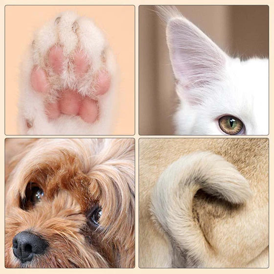 Cortapelos para mascotas con luz LED