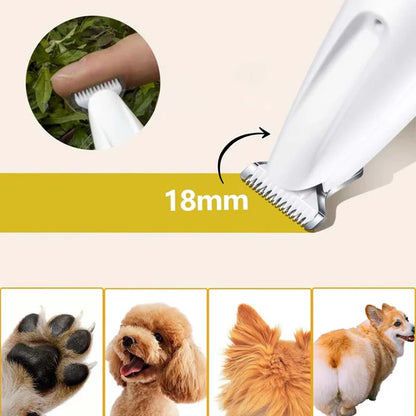 Cortapelos para mascotas con luz LED