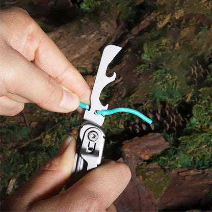 Navaja plegable multifuncional