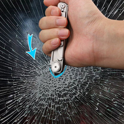 Navaja plegable multifuncional