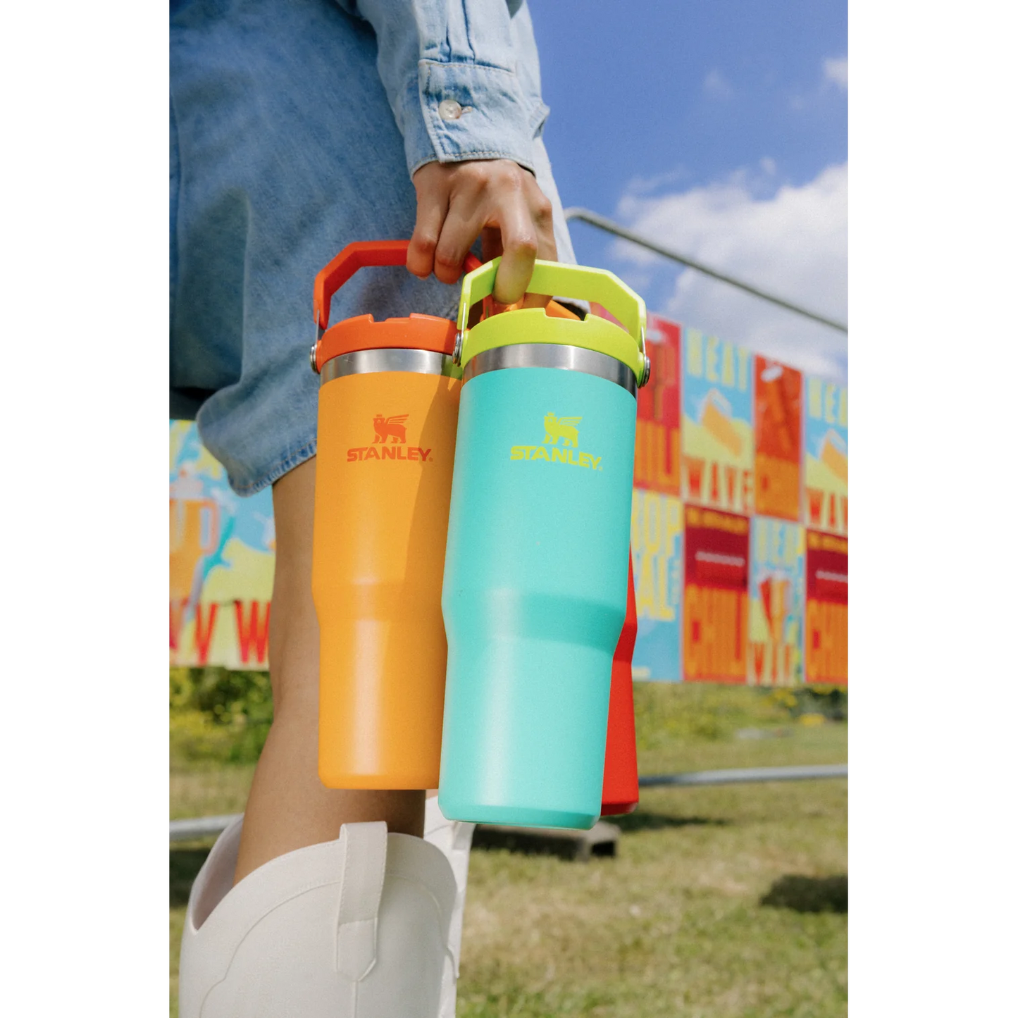 STANLEY Iceflow™ Flip Straw Tumbler | 1 L