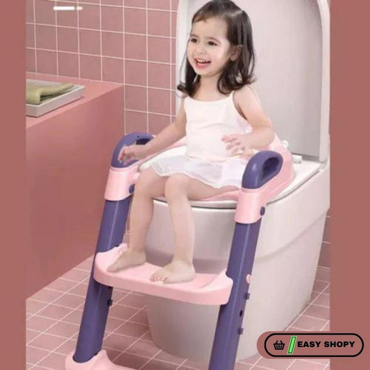 ¡NOVEDOSA ESCALERA DE INODORO PARA TUS PEQUEÑOS! SOLO DISPONIBLE ROSA