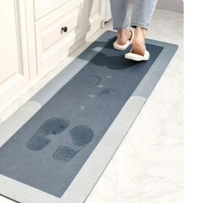 COMBO TAPETE ANTIDESLIZANTE ULTRA ABSORBENTE CORTO Y LARGO 120CM X 40CM