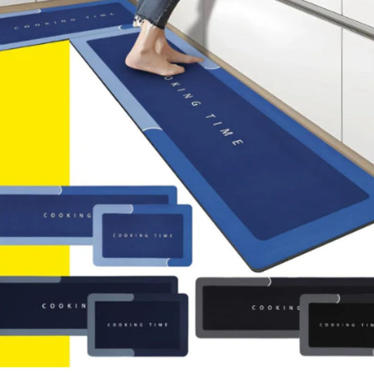 COMBO TAPETE ANTIDESLIZANTE ULTRA ABSORBENTE CORTO Y LARGO 120CM X 40CM