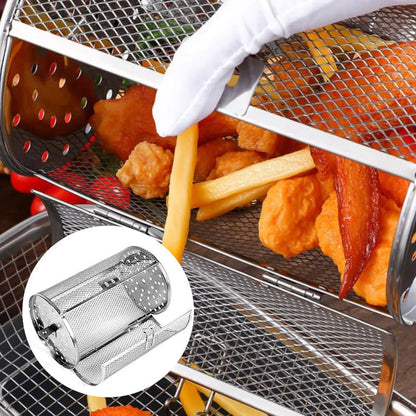 Parrilla giratoria automática fabricada en acero inoxidable
