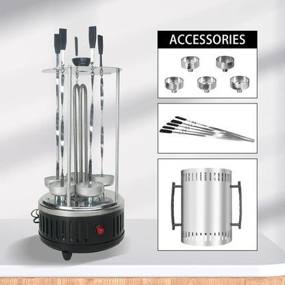 PARRILLA  ELECTRICA GIRATORIA